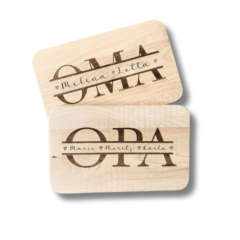 Frühstücksbrettchen Oma/Opa